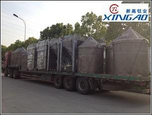 純鈦除塵器2套；與鈦內(nèi)膽桶6套；鈦盤管7+4套；順利完工！
